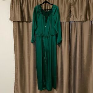 EUC Lane Bryant Emerald Green Jumpsuit